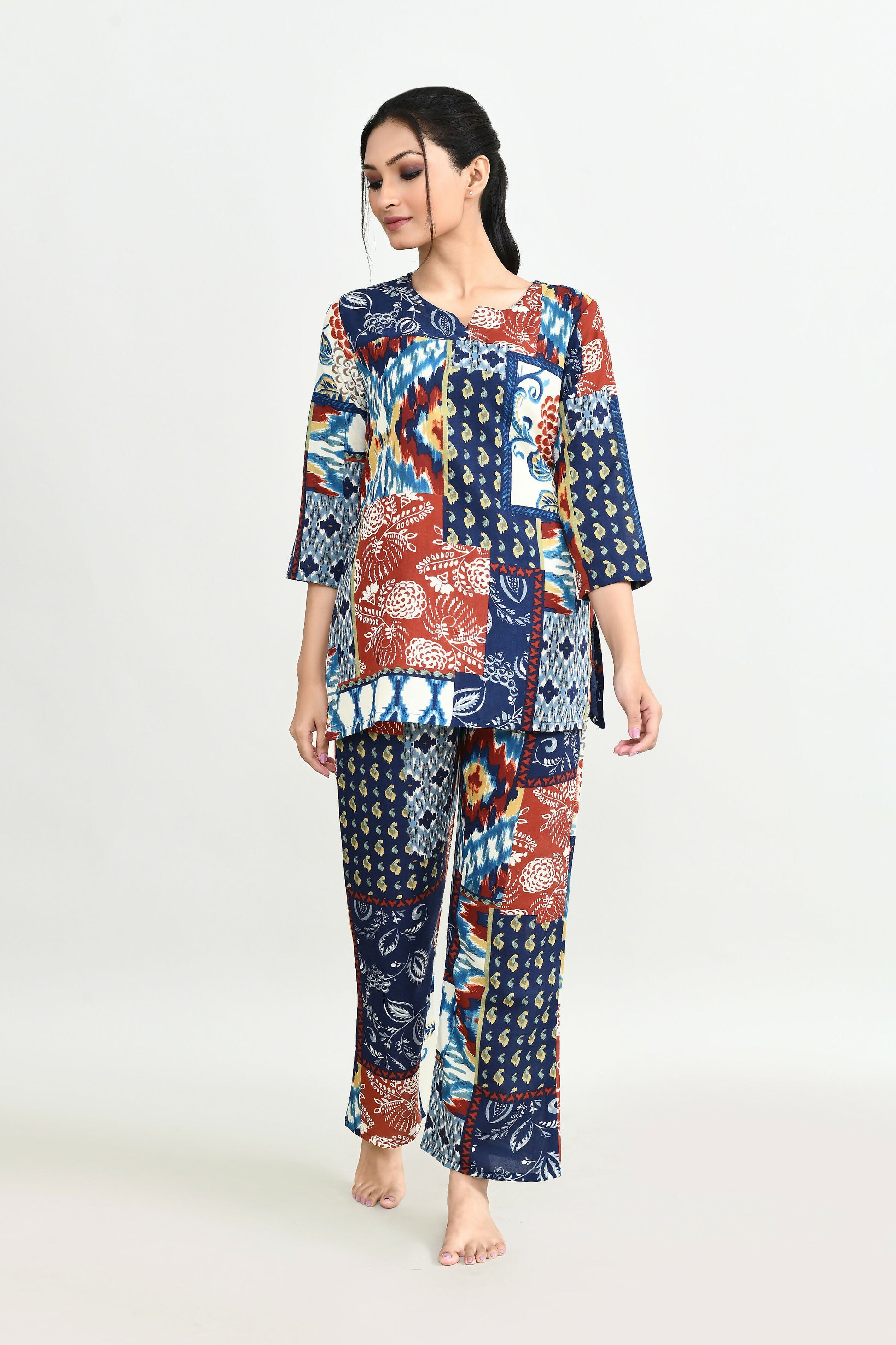 Joban Fashion Beautiful Multi Color Cotton Cod Set - Swadesiicart