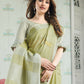 Shree Shyam Fashion Linen Pista Green Saree
