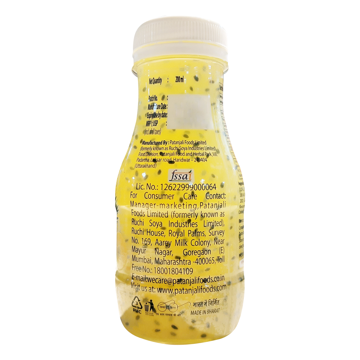 Patanjali Pineapple Basil Drink | Swadesiicart