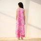 Pimu Women Floral Printed Pleated Pure Cotton Kurta with Palazzos-Pink - Swadesiicart