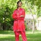 Yufta Pink Printed Shirt with Trousers Co-Ords - Swadesiicart