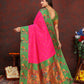 Lorenvalley Fashion Pink Soft Paithani Silk Woven Design Rich Zari Meenakari Weaving Saree - Swadesiicart