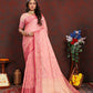 Lorenvalley Fashion Pink Soft Katan Silk Woven Design Zari Weaving Pallu Saree - Swadesiicart