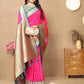 Lorenvalley Fashion Pink Soft Silk weaving Design Rich Zari Weaving Saree - Swadesiicart