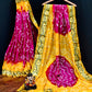 Lorenvalley Premium Pure Bandhej Tapeta Soft light weight silk saree with zari weaving Border - Multicolor - Swadesiicart
