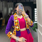Lorenvalley Pink Pure Rayon with Plain With Printed And Gamthi Patch Work With Lace Touch Up Lehenga Choli | Swadesiicart