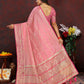 Lorenvalley Fashion Pink Soft Katan Silk Woven Design Zari Weaving Pallu Saree - Swadesiicart