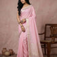 Anaita Pink Cotton Saree With Blouse