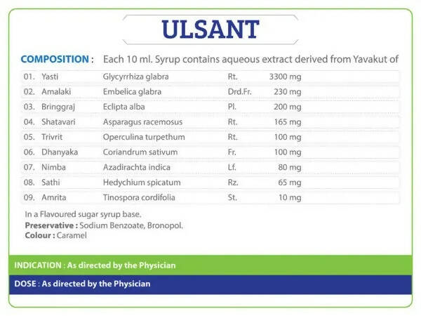 Ayurchem Ulsant Syrup - Swadesiicart