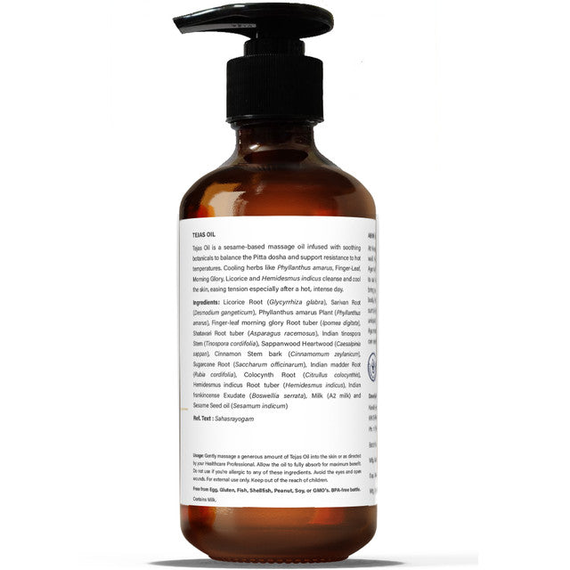 Pitta Massage Oil - Tejas