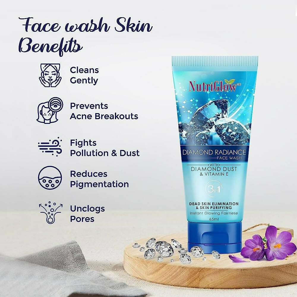 NutriGlow Diamond Radiance Face Wash - Swadesiicart