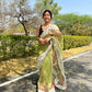Vamsee Riddhi-Siddhi -1 Green Organza Saree - Swadesiicart