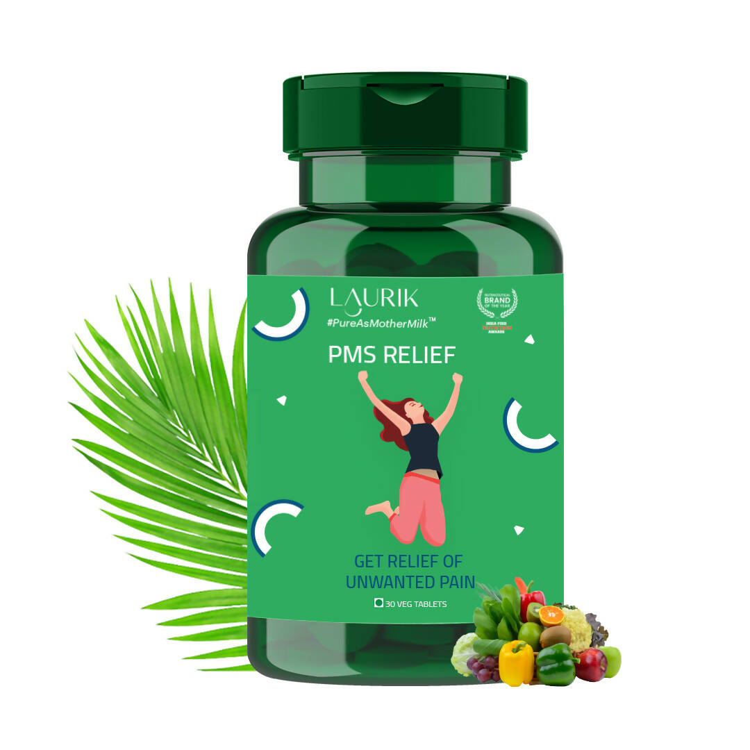 Laurik Essentials PMS Relief Tablets Get Relief From Unwanted Pain | Swadesiicart
