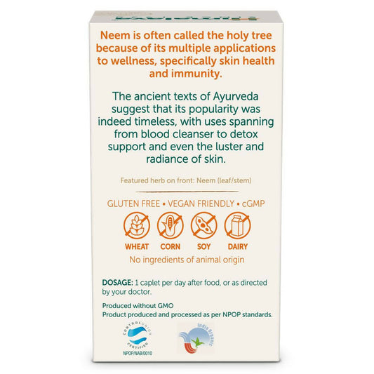 Himalaya Herbals Organic Neem Caplets | Ayurvedic Blood Purifier & Skin Wellness - Swadesiicart