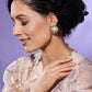 Round Pearl Earrings- Ruby Raang | Swadesiicart