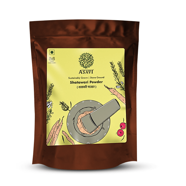 Asavi Stone Grounded Shatawari Powder | Swadesiicart