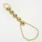 Kundan Hand Harness Set Of 2 - Ruby Raang - Swadesiicart