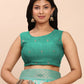 Shree Shyam Fashion Linen Cotton Sea Green Saree