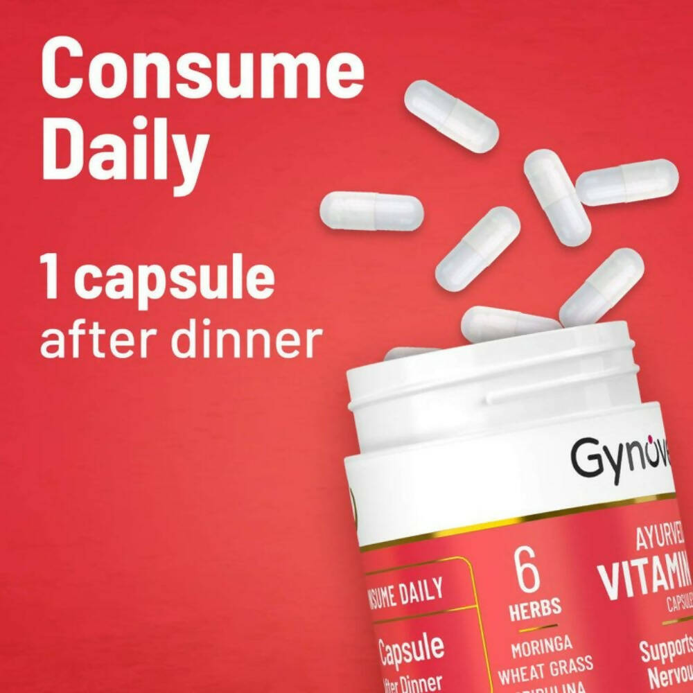 Gynoveda Vitamin B-12 Capsules | Swadesiicart