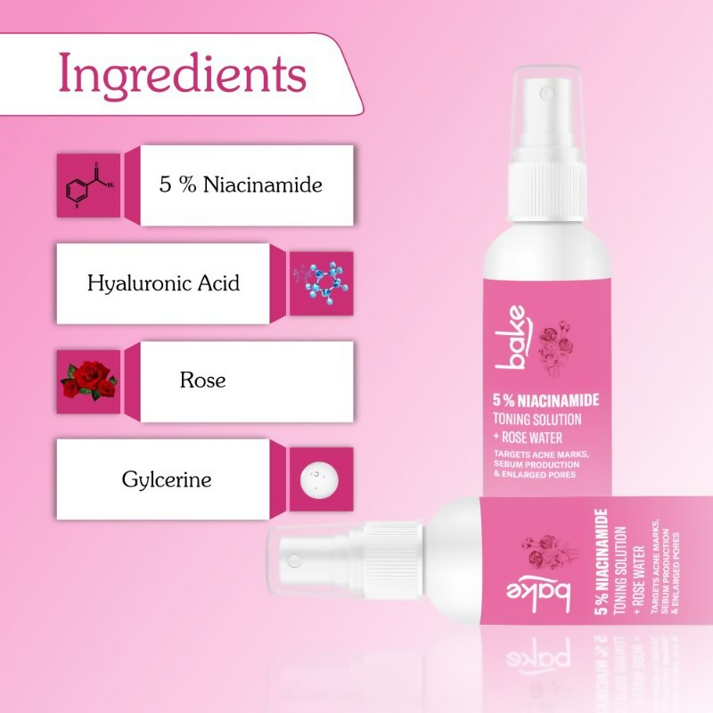Bake 5% Niacinamide Toning Solution | Swadesiicart