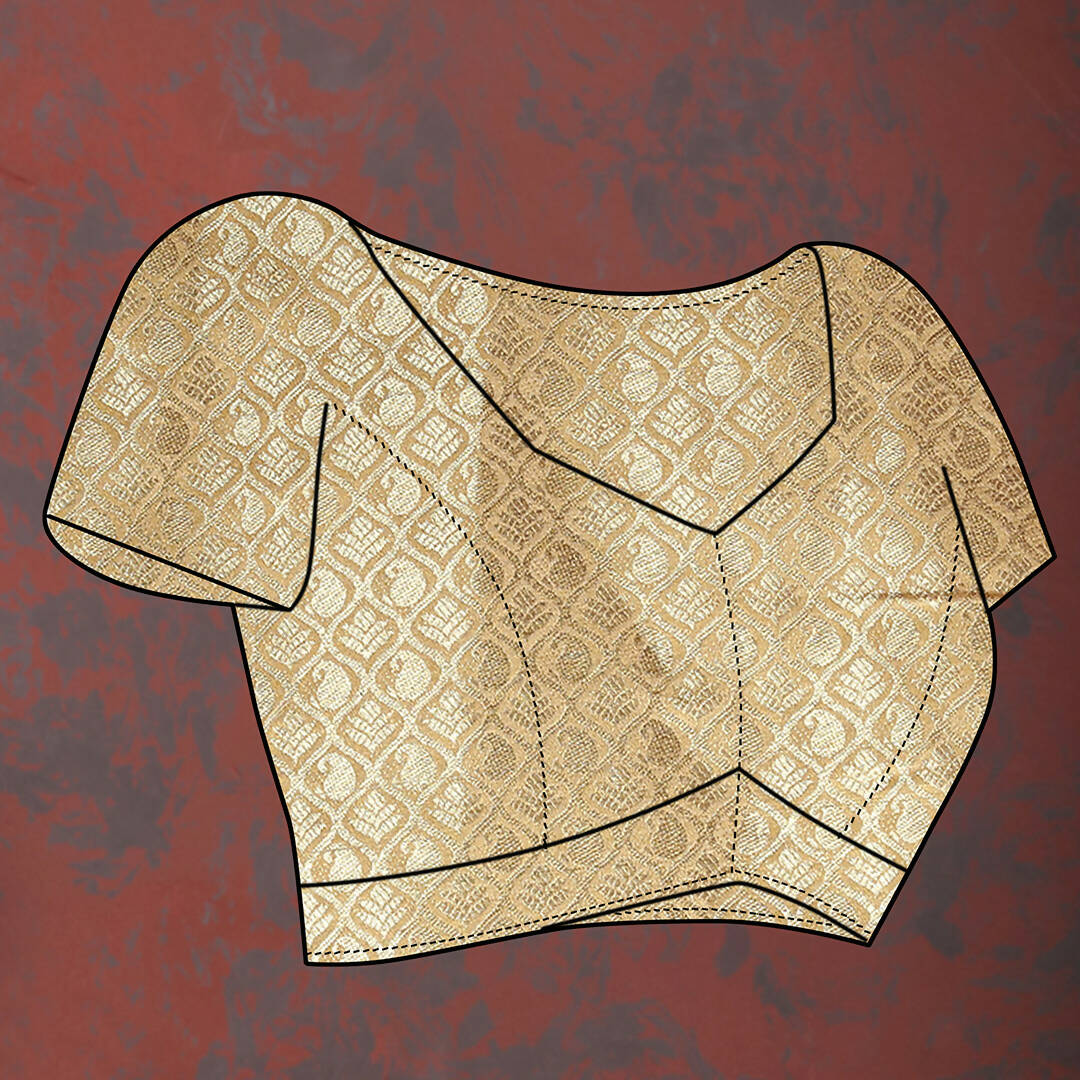 Lorenvalley Fashion Cream Cotton Woven Design with Zari Weaving Design Saree - Swadesiicart
