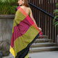 Beatitude Black Cotton Handloom Saree