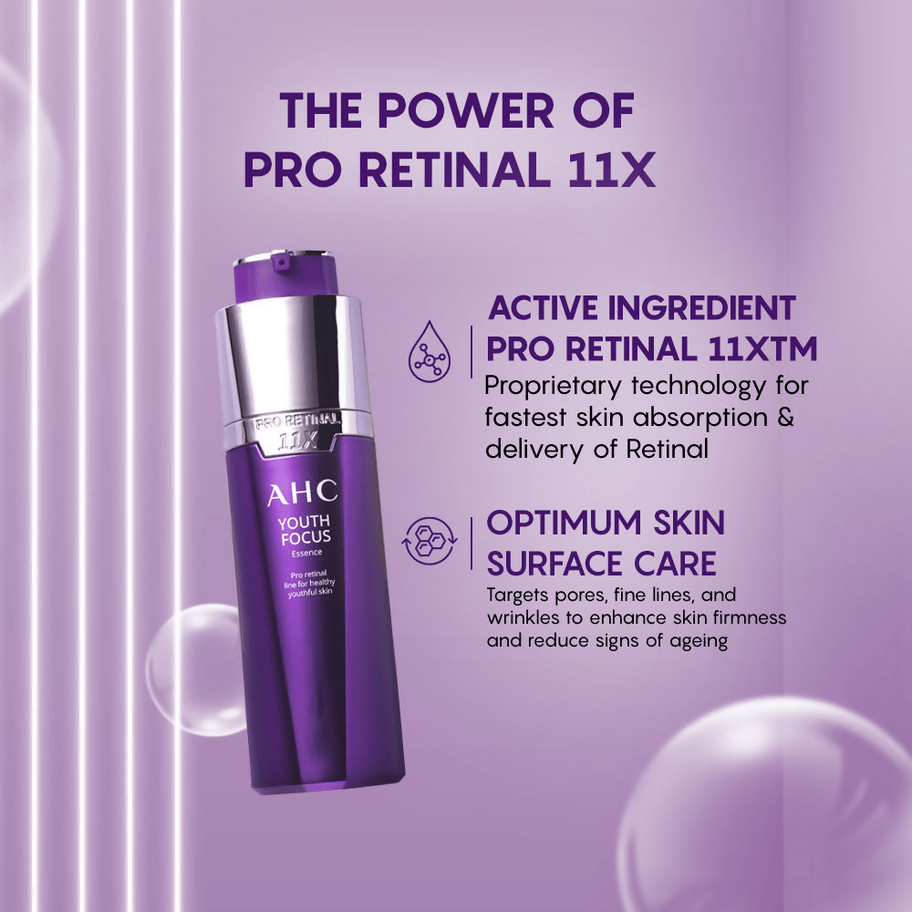 AHC Youth Focus Essence Anti-Aging Facial Essence Serum - Korean skincare | Swadesiicart