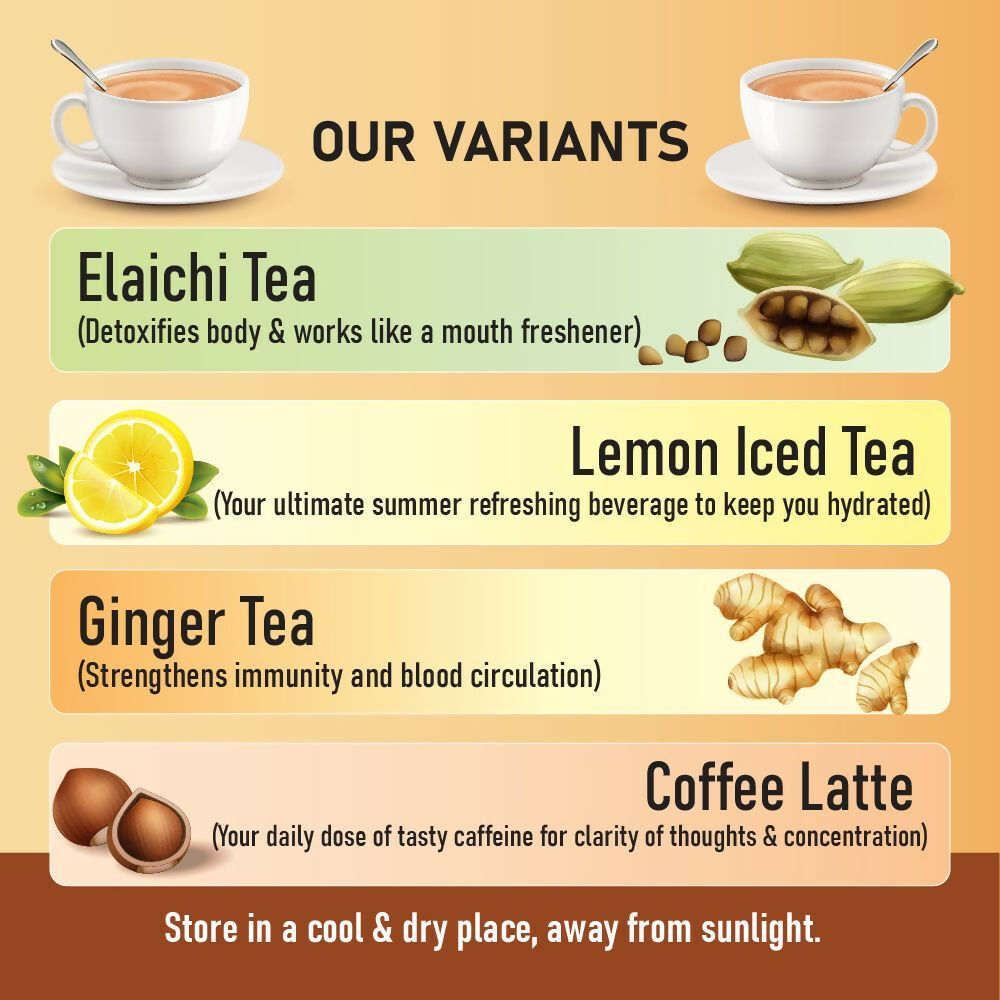 Naivedyam Instant Coffee Latte Premix Powder Sachets | Swadesiicart