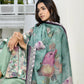 Vaasva Women's Green Tissue Gota Embroidered Suit Set With Solid Pant And Embroidered Dupatta | Swadesiicart