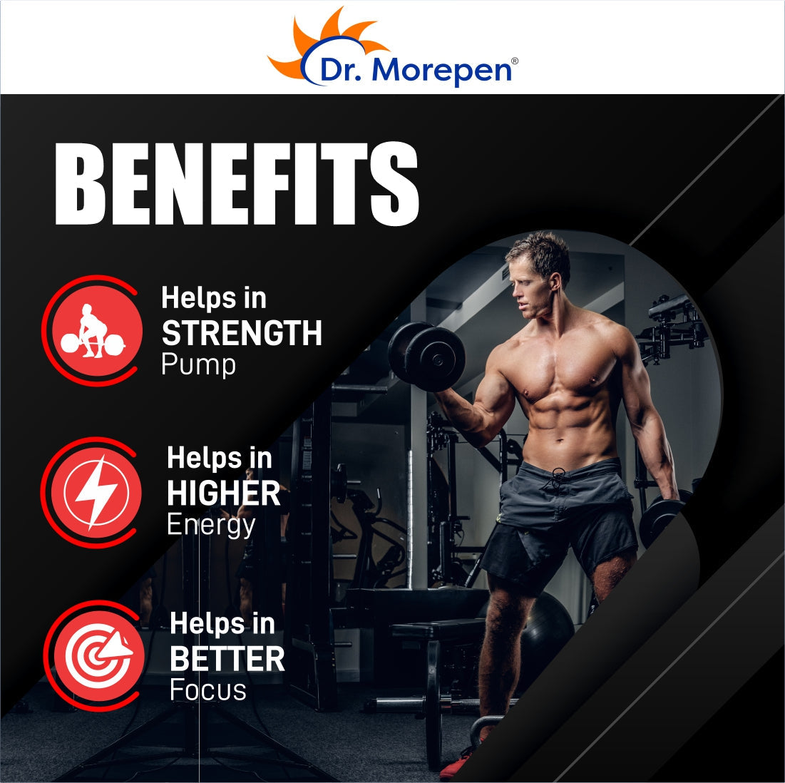 Dr Morpen Muscle Food Pre-Workout (Pineapple Play) | Swadesiicart