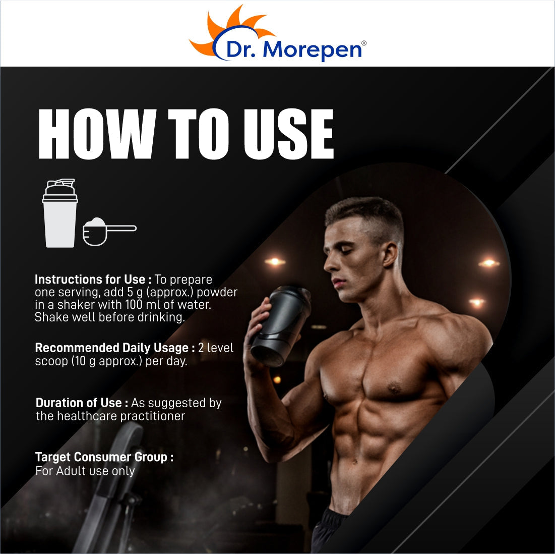 Dr Morpen Muscle Food Pre-Workout (Pineapple Play) | Swadesiicart