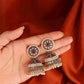 Jewel City Exquisite Kundan Jhumka Earrings with Pearl Accents | Swadesiicart