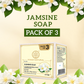 Khadi Natural Herbal Jasmine Soap Combo Pack Of 3 – 125gm Each