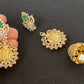 AD Emeralds Designer 4 in 1 Earrings | Swadesiicart