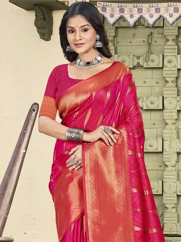 Shree Shyam Fashion Silk Pink Saree