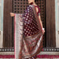 Shree Shyam Fashion Purple Silk Saree