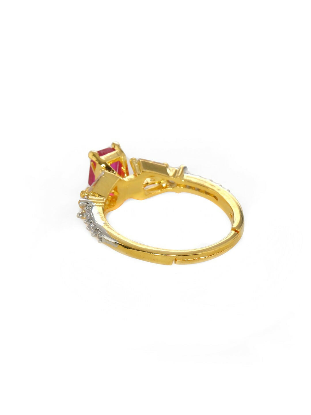 Diamond and Ruby Ring- Ruby Raang | Swadesiicart