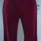 Joban Fashion Wine Velvet Hand Embellished Coord Set - Swadesiicart