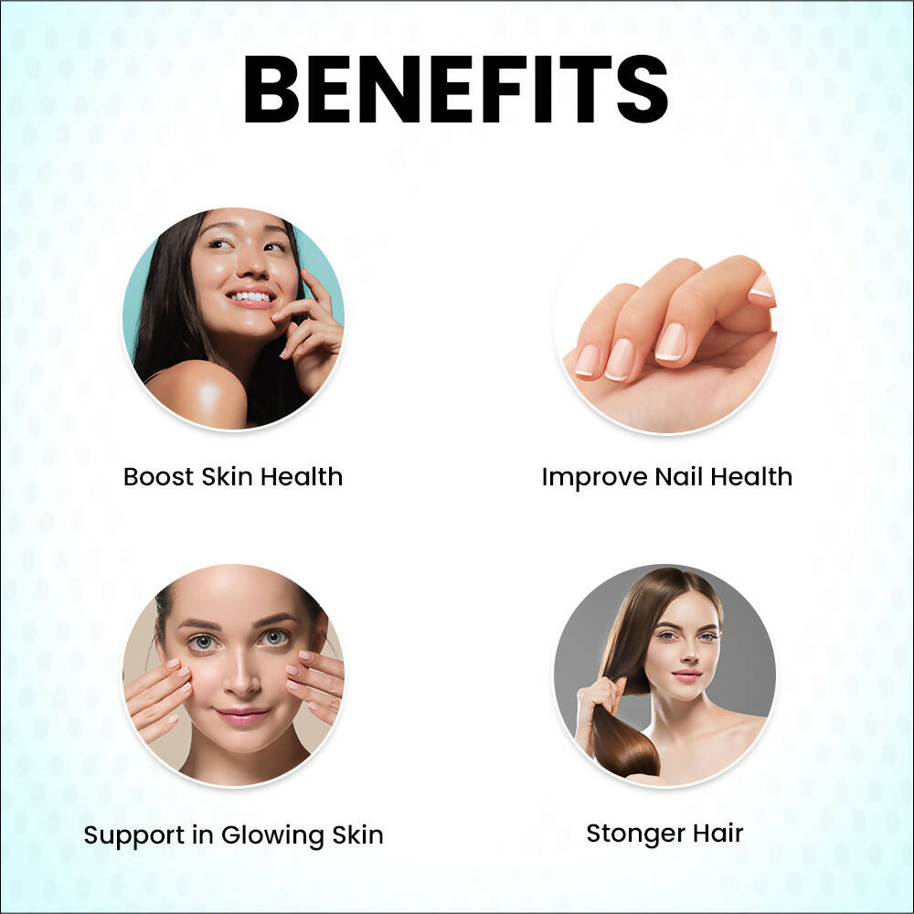 myUpchar Ayurveda Biotin+ Tablets - Swadesiicart