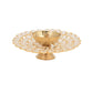 Craftvatika Gold-Toned Crystal Akhand Diya Oil Puja Lamp | Swadesiicart