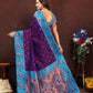 Lorenvalley Fashion Purple Soft Paithani Silk Woven Design Rich Zari Meenakari Weaving Saree - Swadesiicart