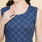 Designer Stylish Blue cotton Stitched Suit With Dupatta - Tanisha | Swadesiicart