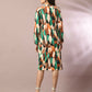Myshka Women's Multi Printed Round Neck Party Top With Skirt Co-ord set - Swadesiicart