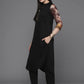Ahalyaa Women Regular Sequinned Kurta with Trousers & With Dupatta - Black Color | Swadesiicart