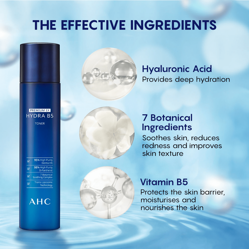 AHC Premium Ex Hydra B5 Toner - Korean skincare | Swadesiicart