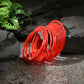 Afast Shining Red Glass Party, Wedding, Daily Use Bangle Set, Pack Of 12 - Afast Enterprises