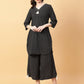 Joban Fashion Black Cotton Khatha & Hand Work Co-ord Set - Swadesiicart
