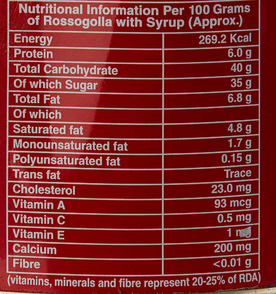 K. C. Das Rossogolla | Swadesiicart