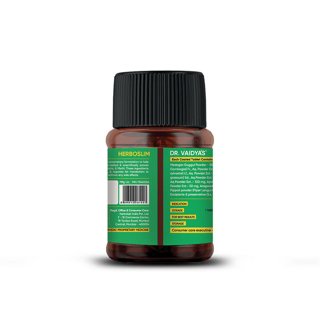 Dr. Vaidya's Herboslim Tablets | Swadesiicart