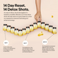 The Good Bug Gut Cleanse - 14 Prebiotic Colon Detox Shots (70ml Each) | Swadesiicart